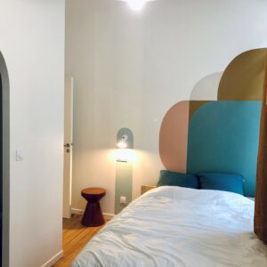 Chambre 1 - Lit - La Villa Boileux