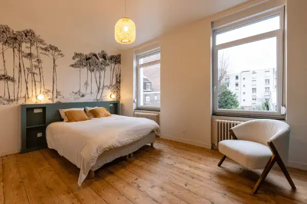 Chambre Villa Boileux - Coliving Lille Centre