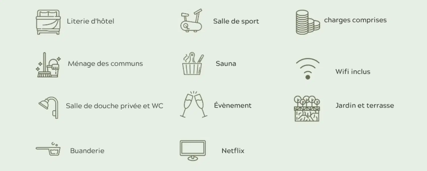Les services premium de la Villa Boileux - Lille Les services premium de la Villa Boileux - Lille